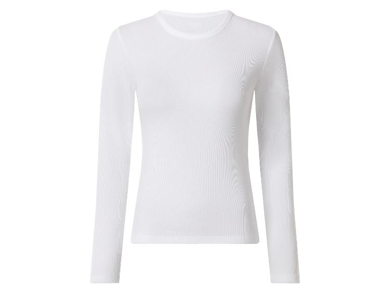 Geribde dames longsleeve