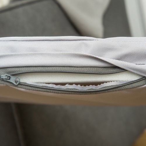 Sofá-cama redondo cinza para animais de estimação PawHut