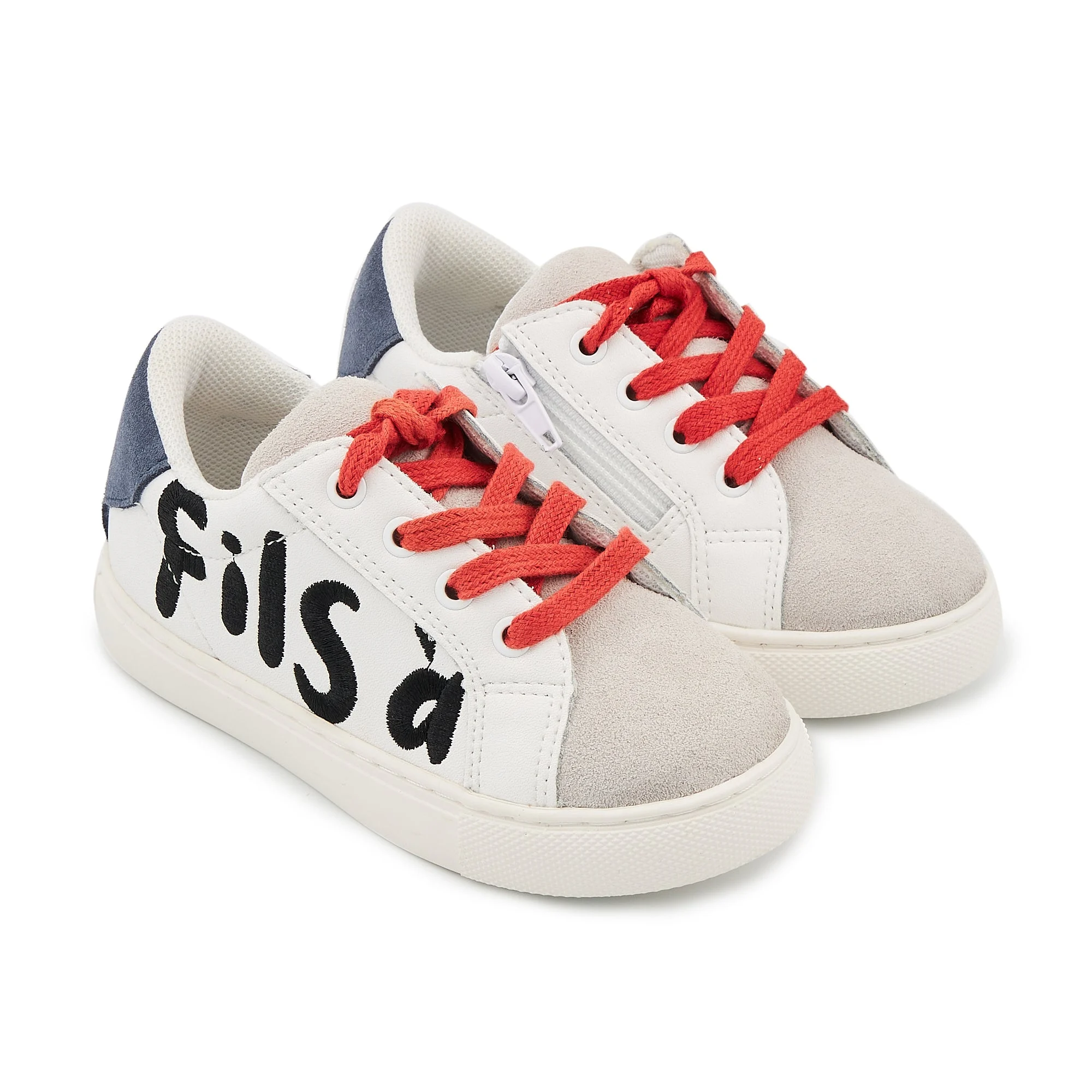 MINI SIMONE FILS À MAMAN - Sneakers en cuir | Blanc