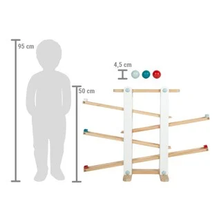 Small Foot - Kuglebane med bolde, bil, spinner - (I-SF12549)