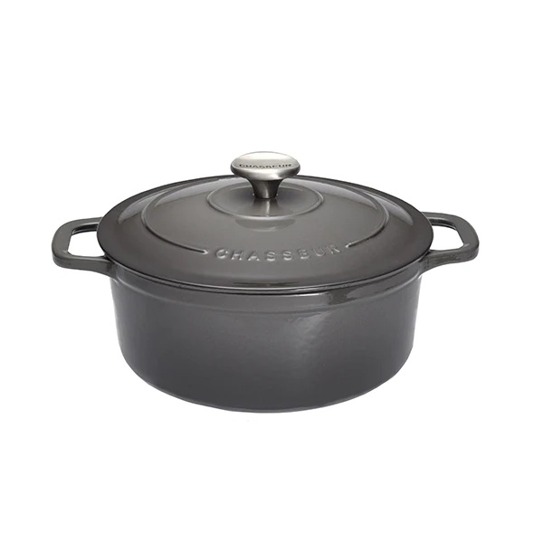 Cocotte sublime fonte rond 4 L 24 cm grise Chasseur