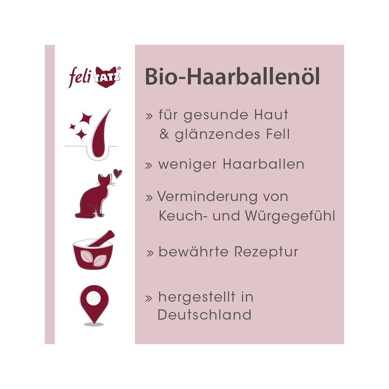 cdVet feliTATZ Bio-HaarballenÖl 50 ml