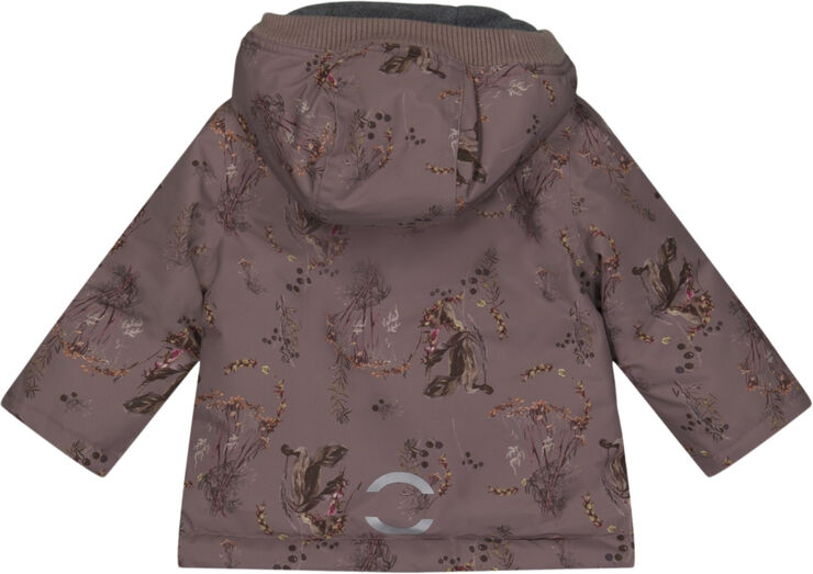 Mikk-Line Polyester Baby Jacket - Aop Twilight mauve