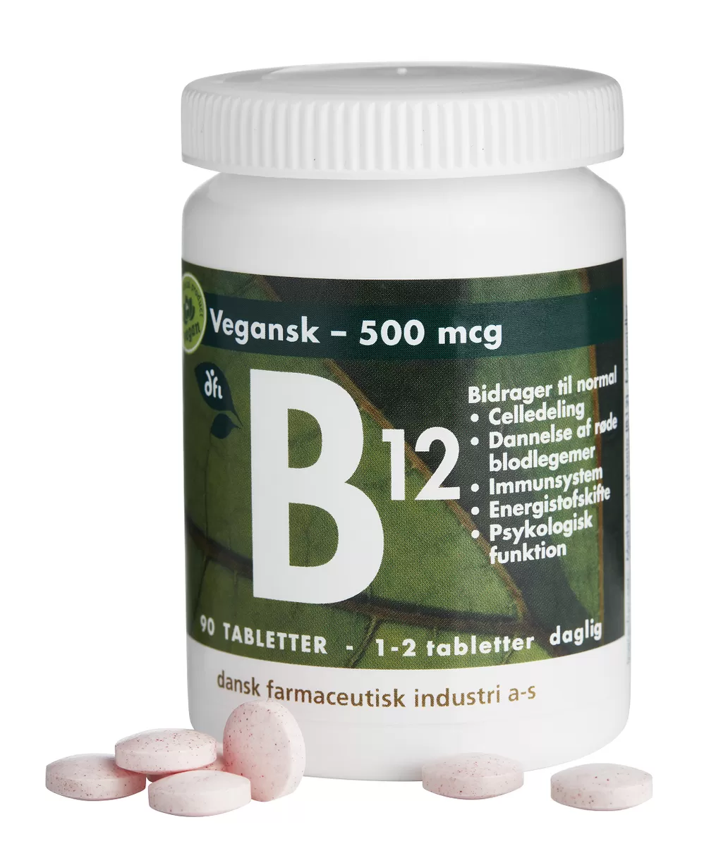 B12-vitamin, 500 mcg - 90 tabl.