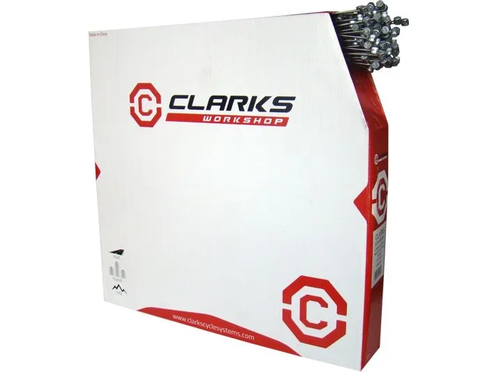 Clarks derailleur kabel Rustfrit stål Mtb/Broadway Universal 2275mm kasse med 100 stk.