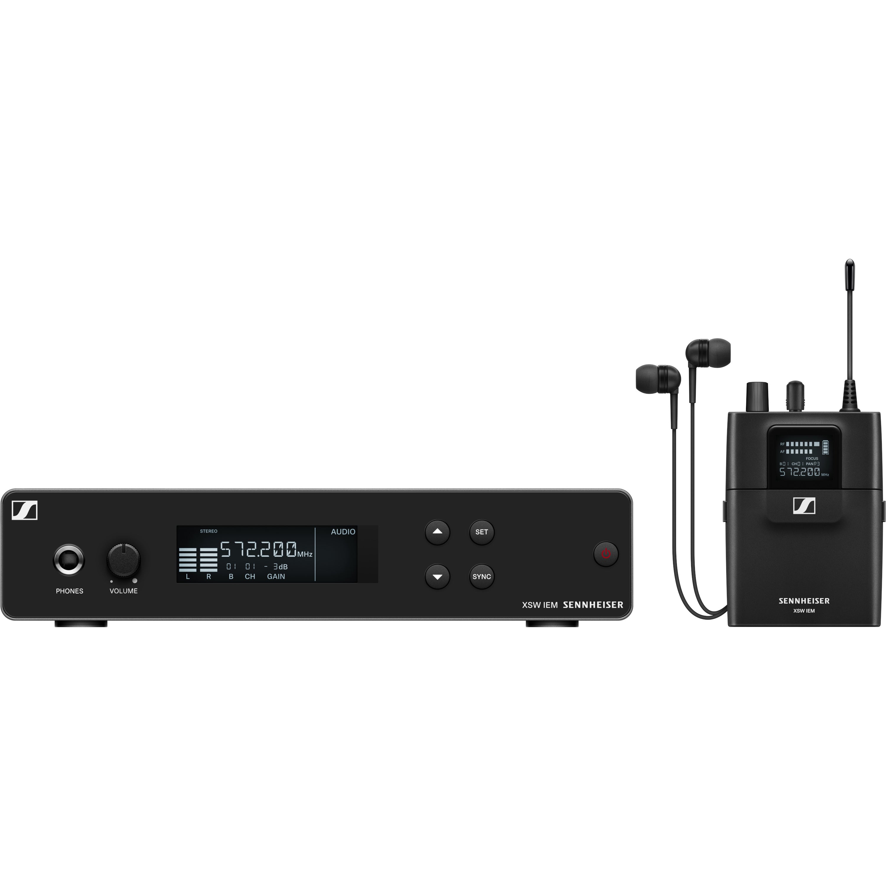 Sennheiser XSW IEM SET - A (476 - 500 MHz) complete monitorset