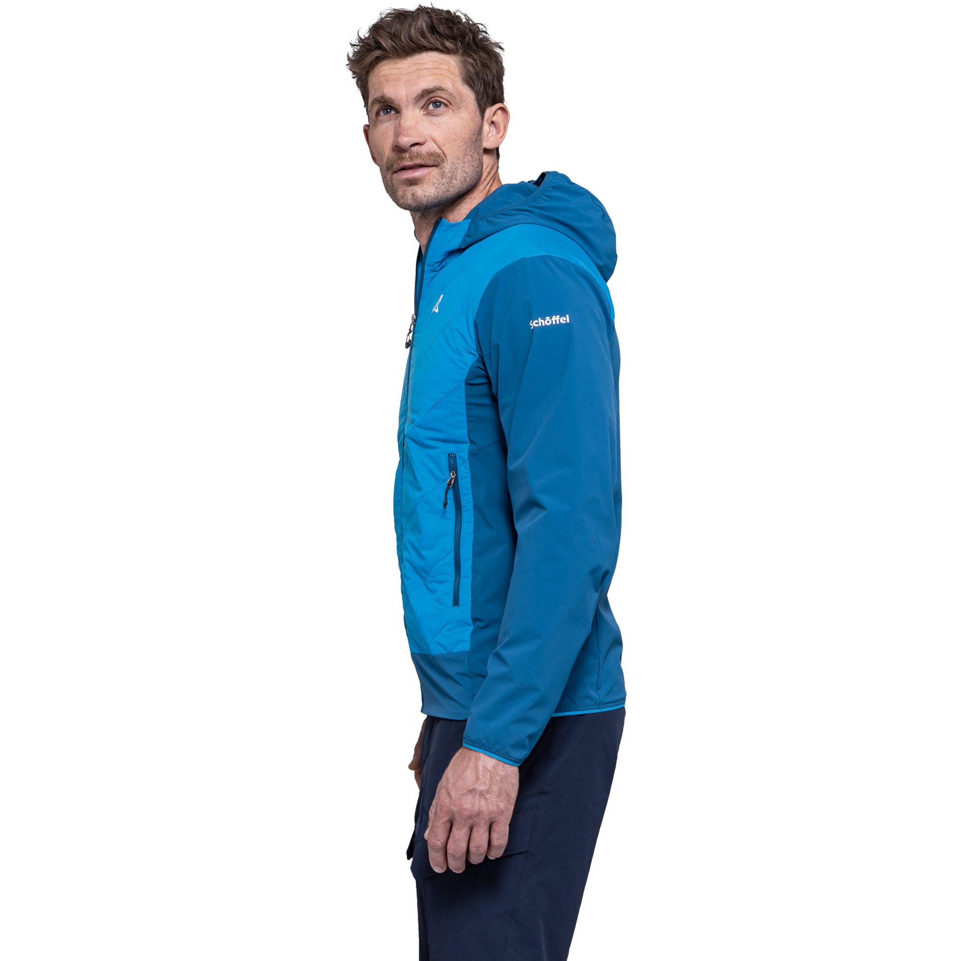 Schöffel Blaueis Hybridjacke Herren cornflower blue