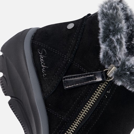 Skechers Relaxed Fit Enkellaarsjes zwart