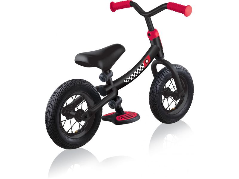 GLOBBER Kinder-Laufrad Go Bike Air, Rot / Schwarz Balance-Bike