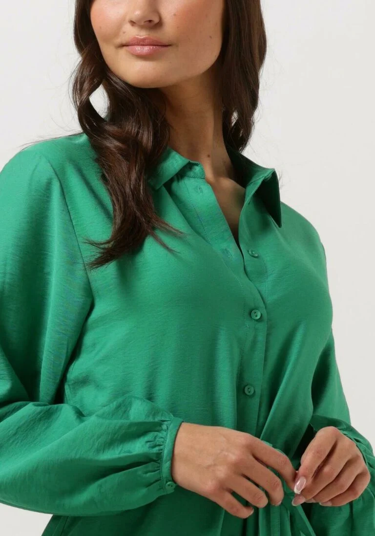 ANOTHER LABEL groene another label maxi jurk jacklyn dress l/s