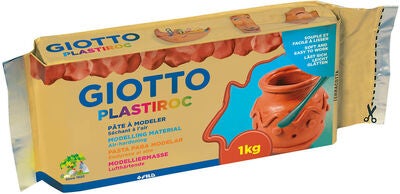 GiottoPlastiroc Lufttørkende Leire 1 Kg, Terrakotta