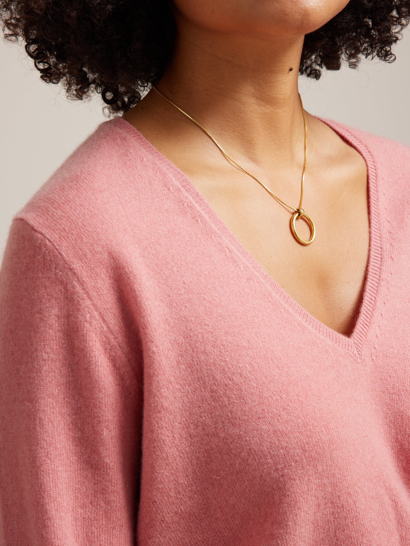 Pull col V femme - Collection Cachemire