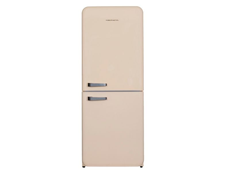 Kibernetik Kühl-Gefrierkombination KSTK401 Beige, Rechts Kombigerät mit Kühlschrank und Gefrierschrank