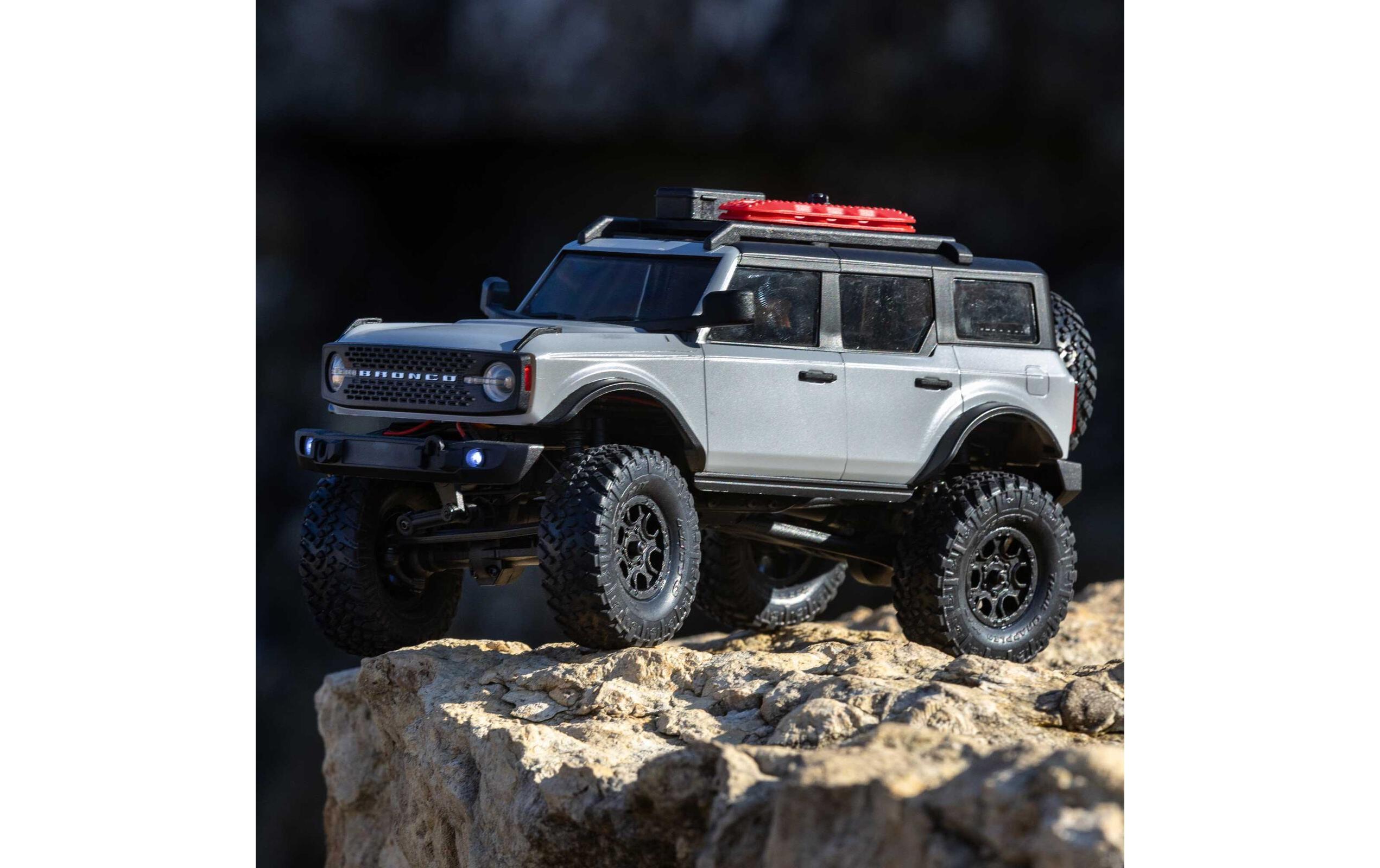 Scale Crawler SCX24 Ford Bronco 21, Grau 1:24, RTR<br>Ford Bronco 2021 Rock Crawler im Massstab 1:24