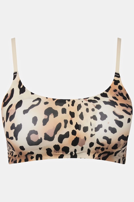 Bustier, Softcups, Leo Print
