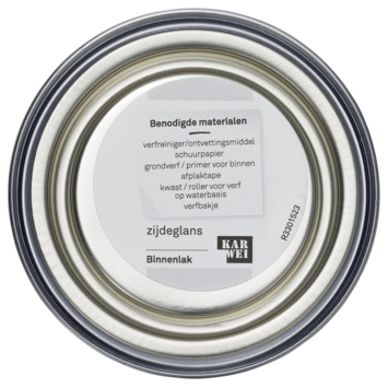Karwei binnenlak zijdeglans wit 250 ml
