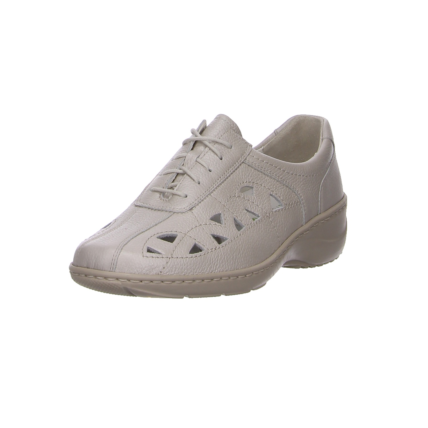 Waldläufer Schnürschuh weiß weiss/weiss kombi