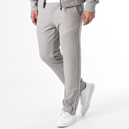 Ensemble Veste Zippée Et Pantalon Gris
