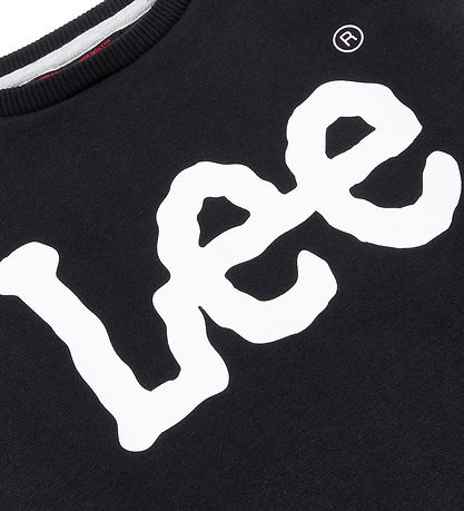 Lee Sweatshirt - WobBlå Graphic - Sort