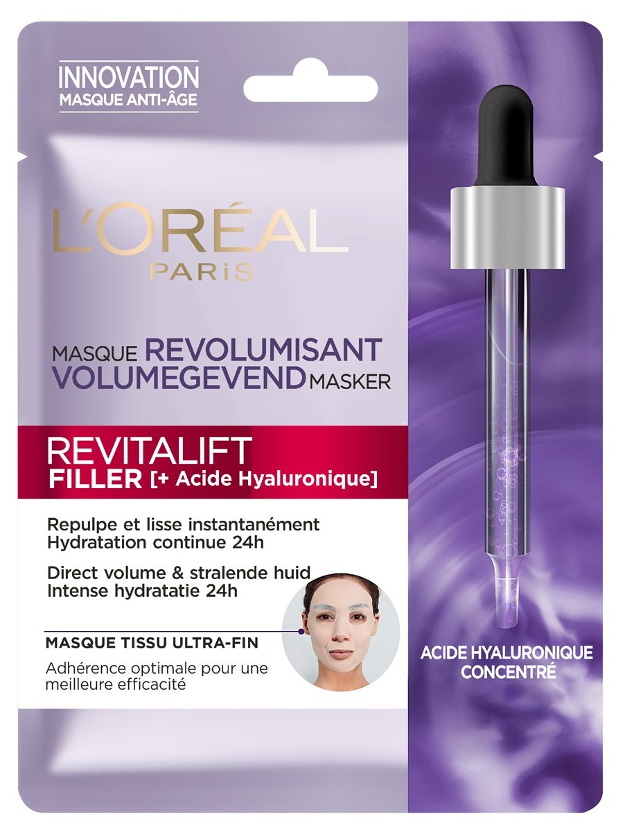 L’Oréal Skin Revitalift Filler Masker Tissue (1 stuk)
