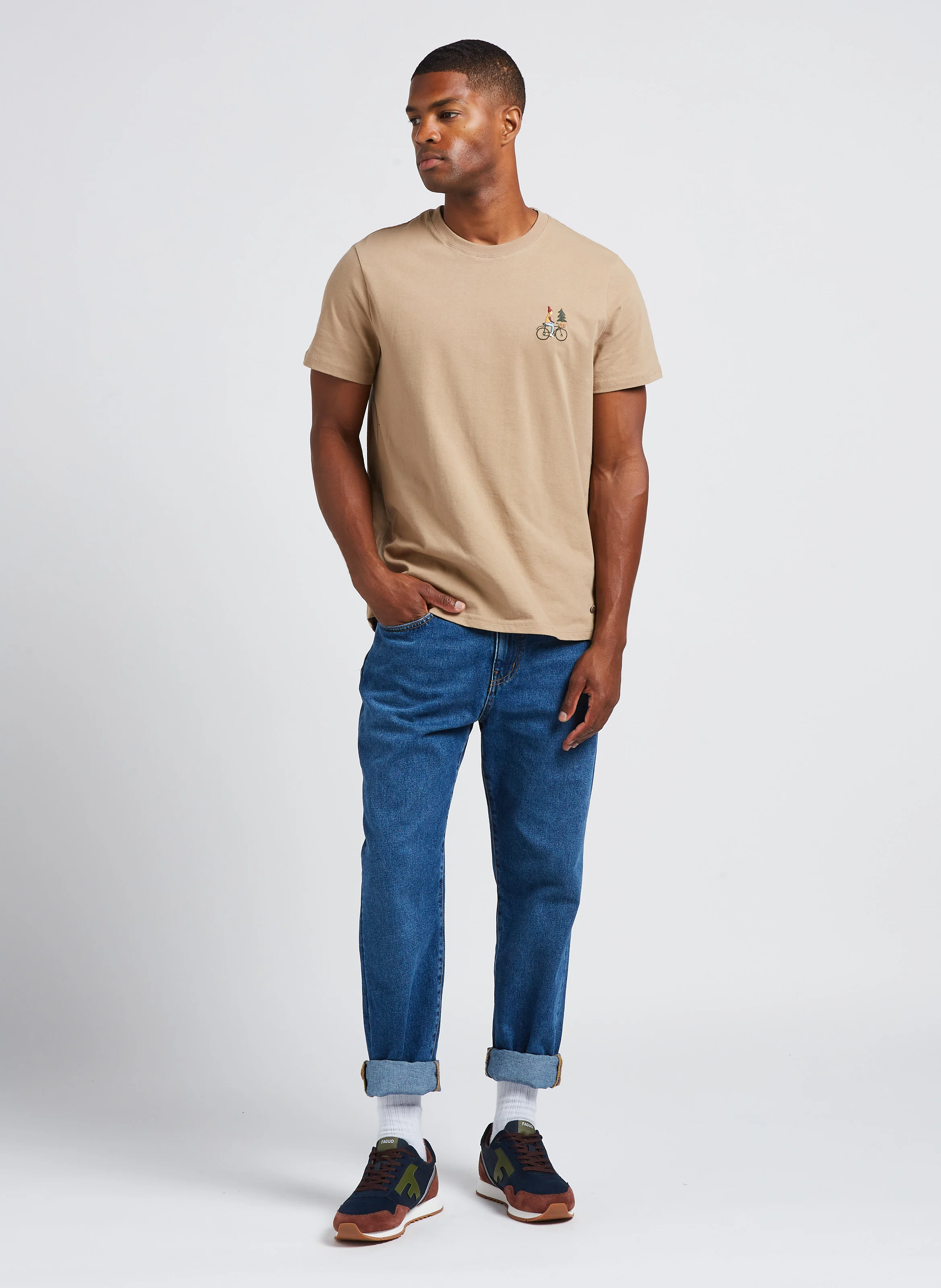 Jean droit en denim| Jean Stone