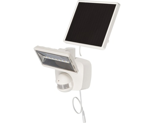 Solar LED sensor wandspot SOL 800 met zonnepaneel, 400 lm, 6000 K wit, verlichtingsduur ca. 3,5 uur