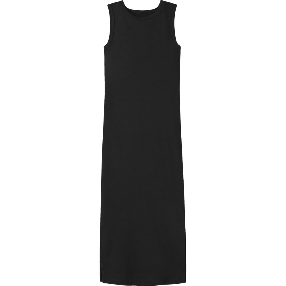 Køb Name It Black Nkfnakal Sl Slim Maxi Kjole Noos