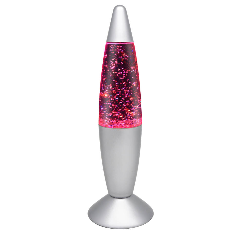 Mini glitterlamp - 19 cm