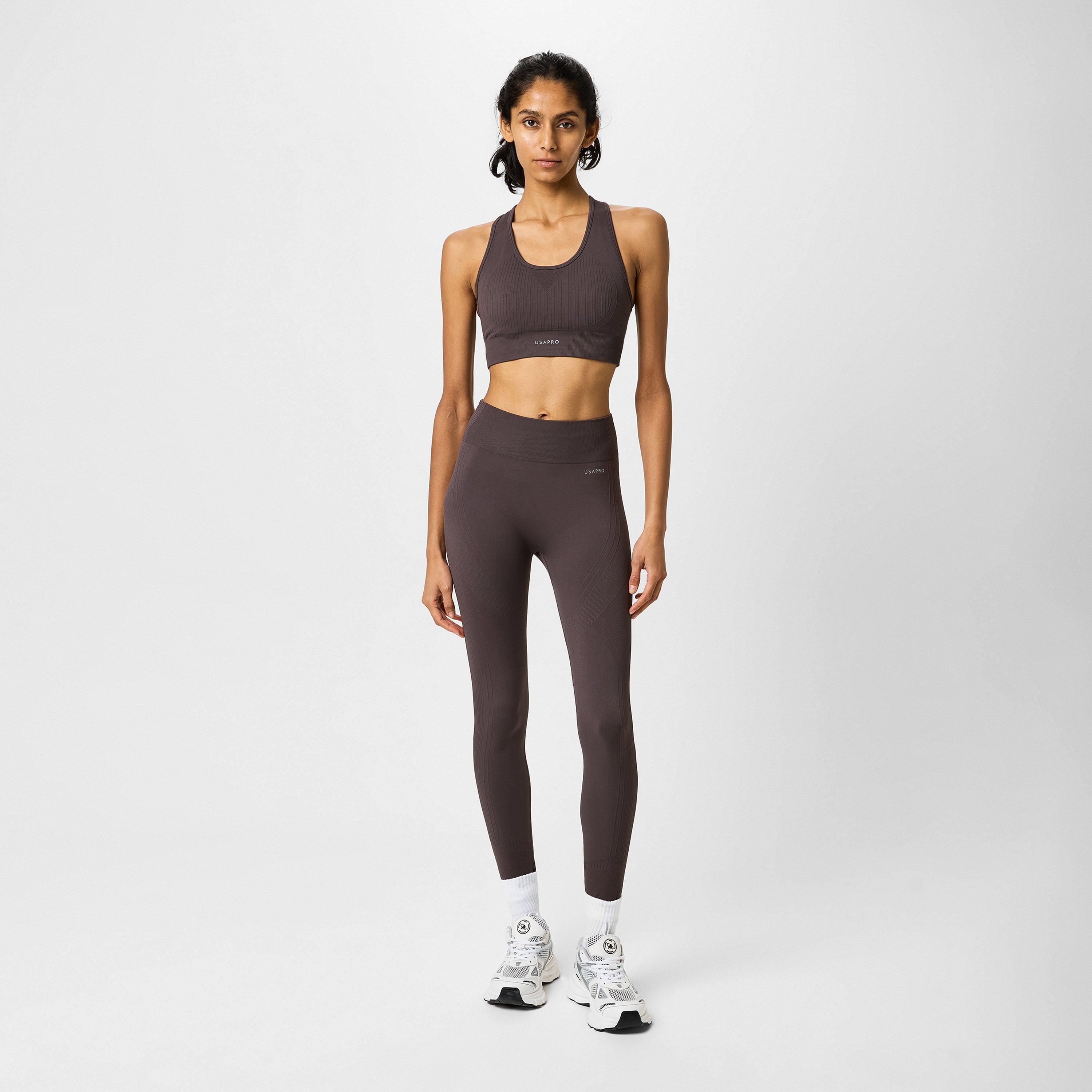 USA Pro UP Seamless Crop Sports Bra
