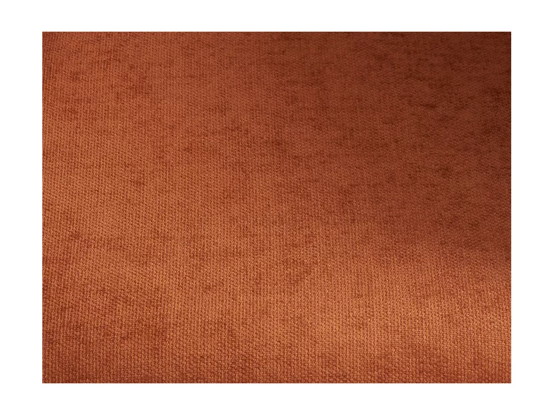 Lot de 2 tabourets en tissu et métal noir - Terracotta - LAZONI de Pascal Morabito