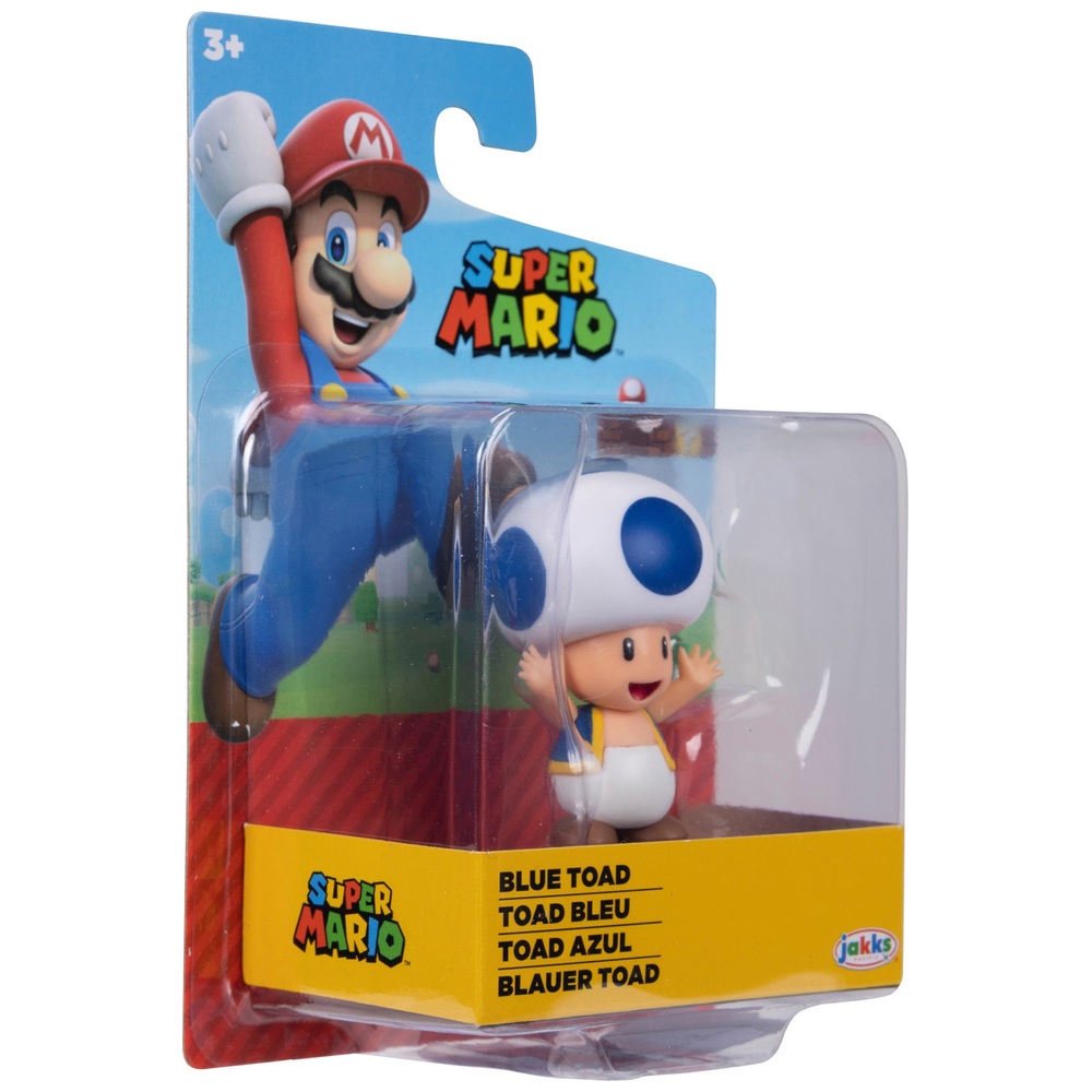 Nintendo Super Mario 6 cm blaue Toad-Figur