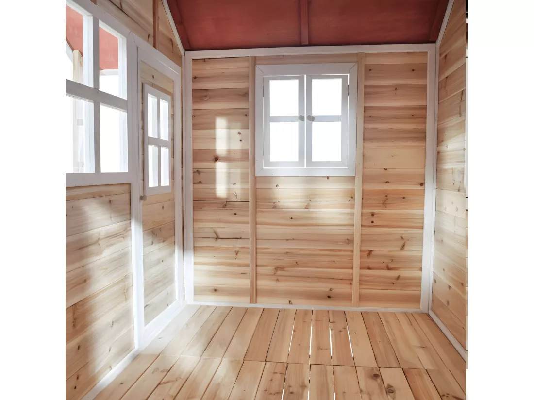 Maisonnette en bois pour enfants Loft 350 Naturel - Exit Toys