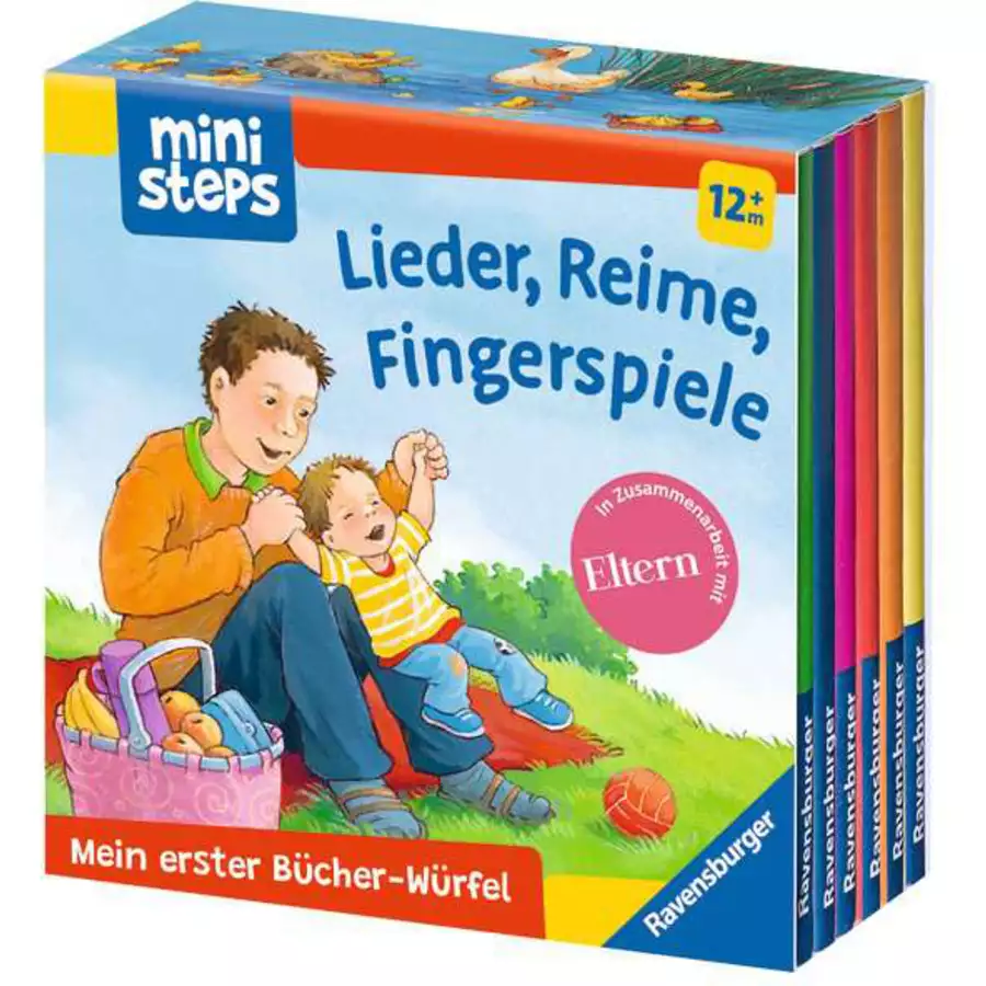 Ravensburger ministeps® Mein erster Bücher-Würfel: Reime, Lieder, Fingerspiele