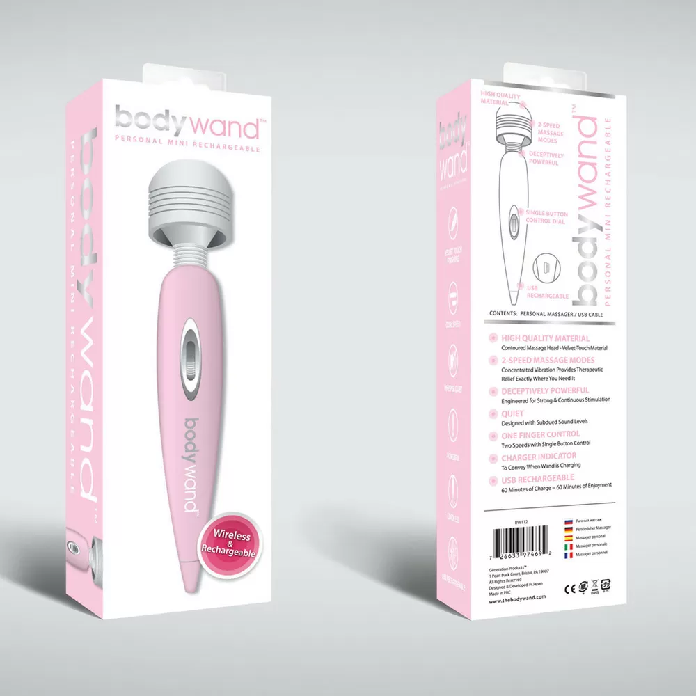 BODYWAND - Mini massage vibrator - pink