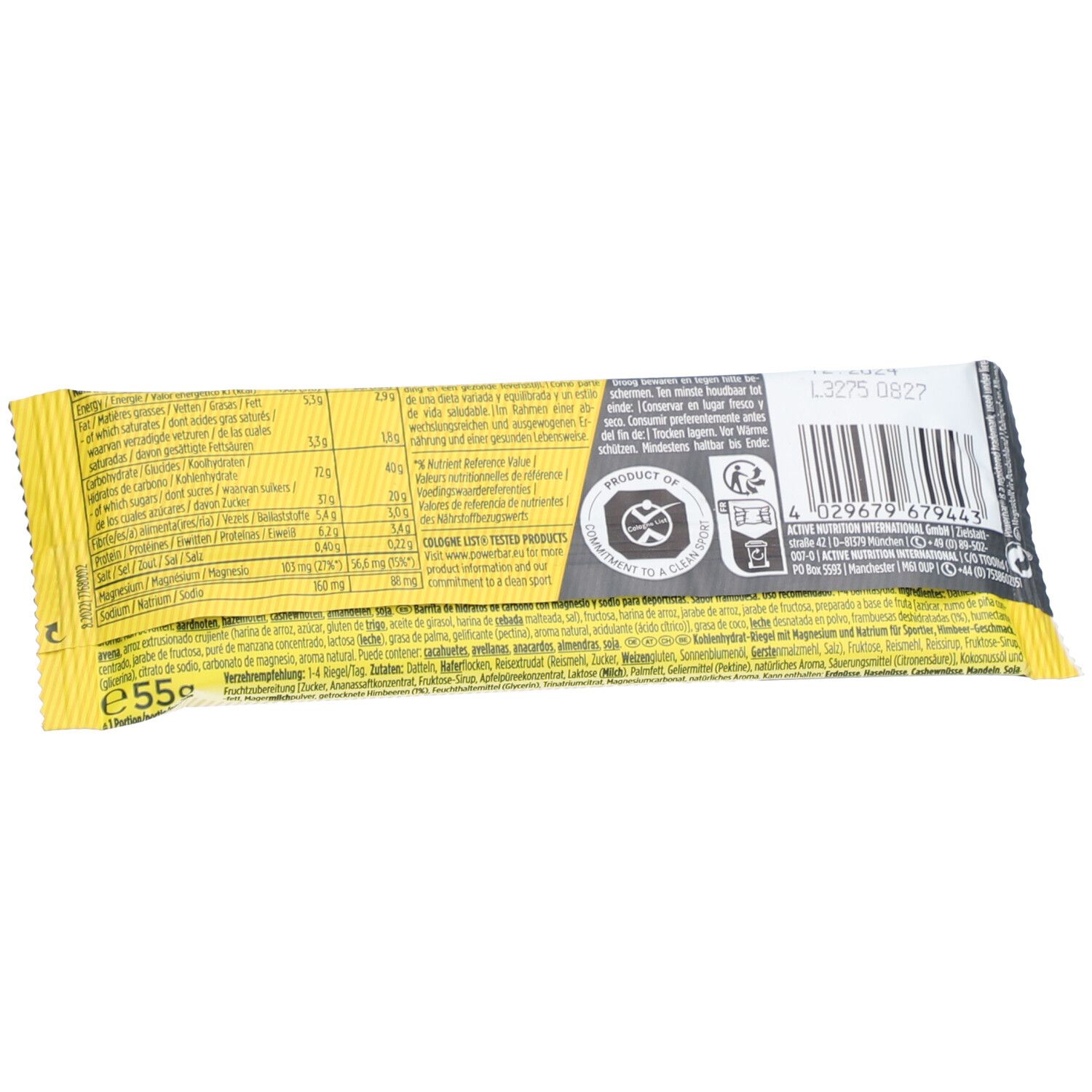 Powerbar® Energize Advanced Raspberry