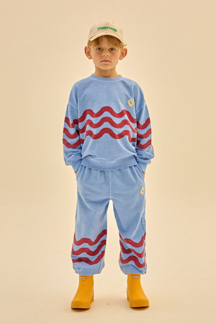 Jelly Mallow blauwe jelly mallow joggingbroek wave pigment lounge pants