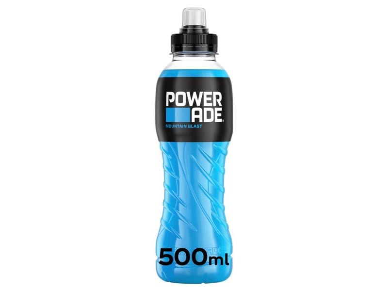 Powerade Sportgetränk Mountain Blast 4 x 0.5 l Isotonisches Getränk mit Beerengeschmack