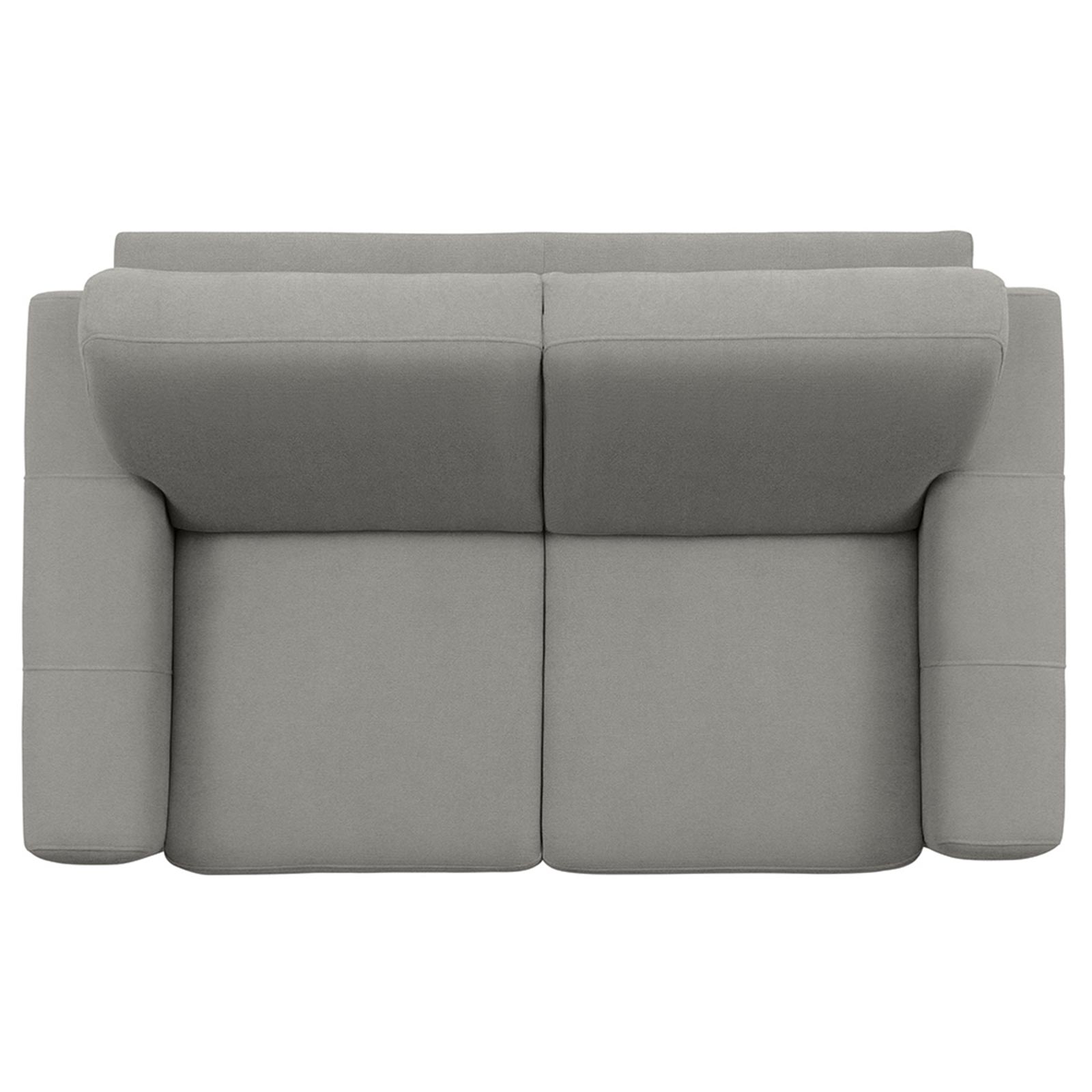 polsterpower 2-Sitzer-Sofa - Belle silver - Basismodell