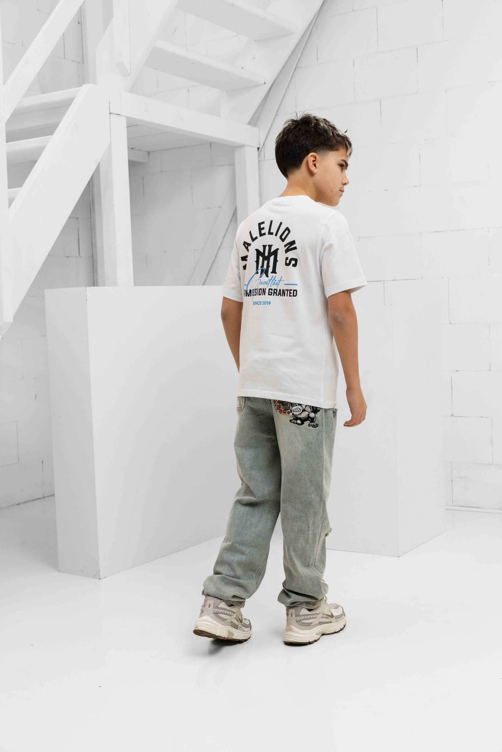 Malelions Icon T-Shirt Kids Wit