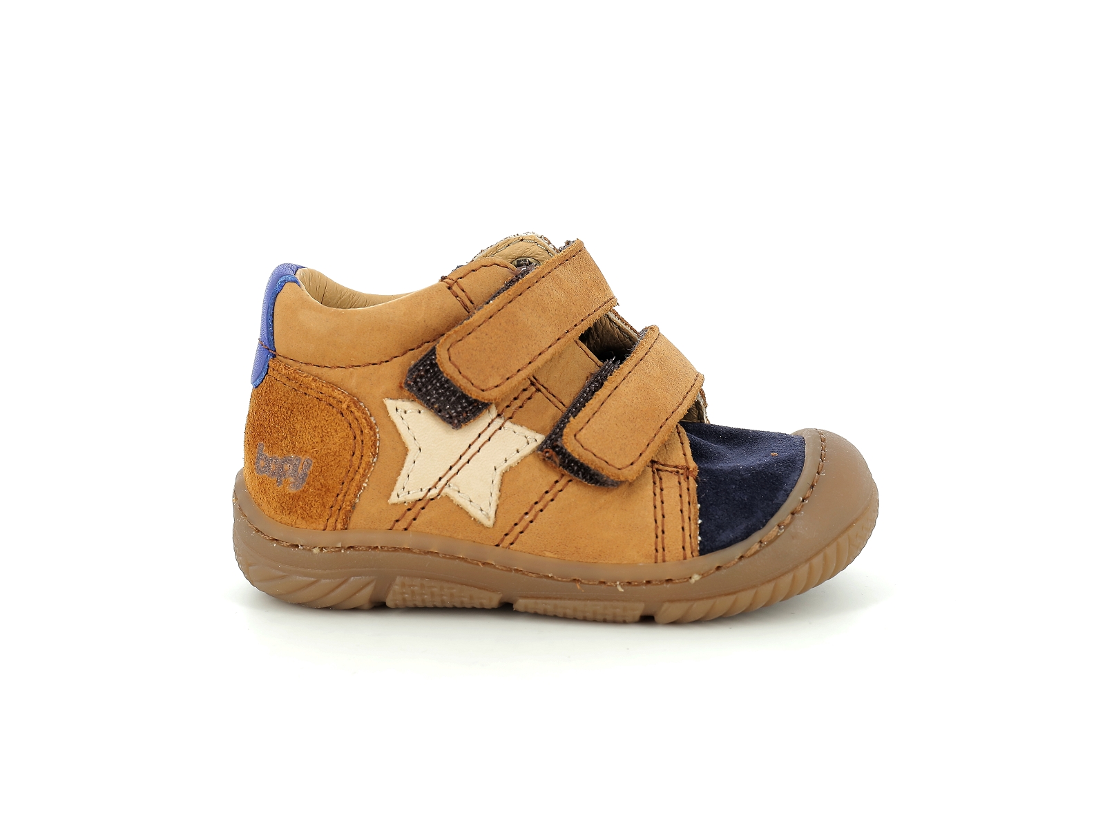 Bopy-JAMAVEL Cuir Marron Bleu