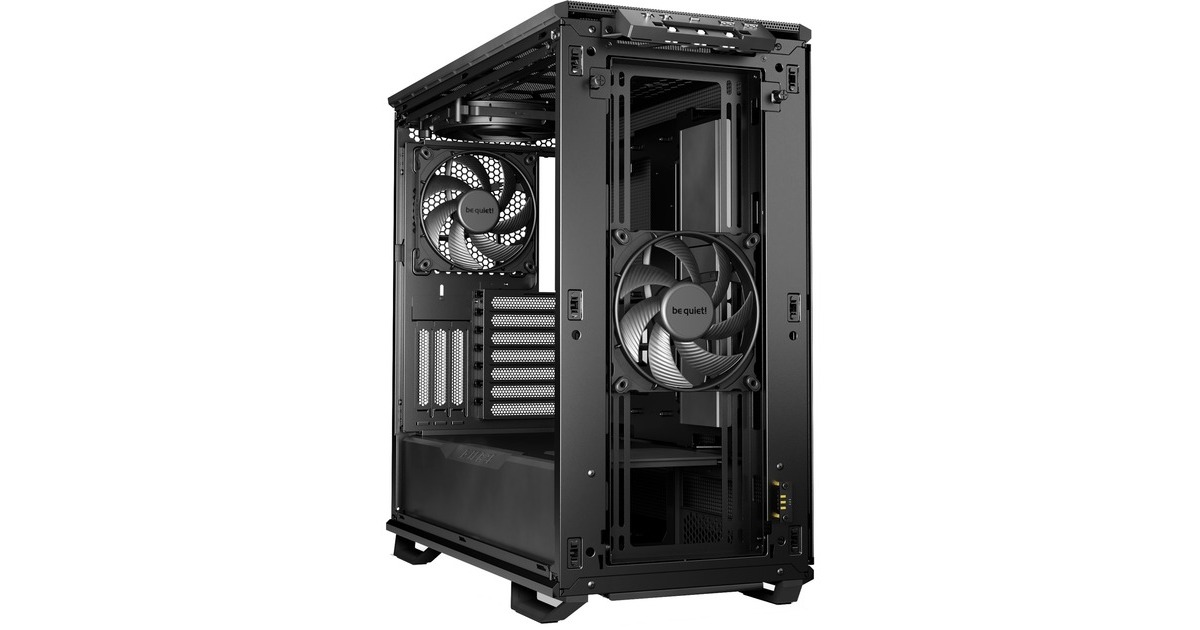 be quiet!Dark Base 701 midi tower behuizing  (Zwart | 2x USB-A | 1x USB-C | RGB | Tempered Glass)