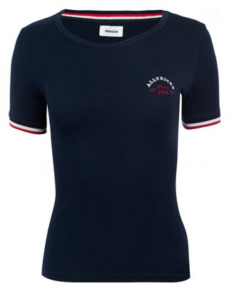 Tee-Shirt Manches Courtes Alltricks Sport d'Epoque Bleu Foncé Femme