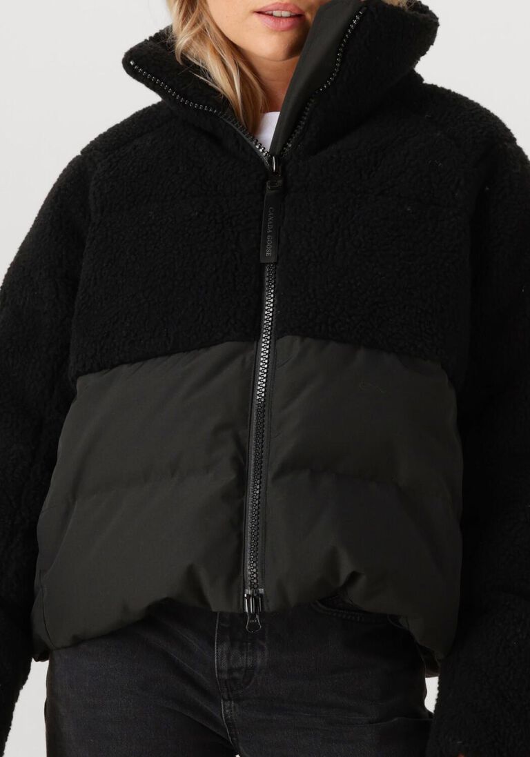 zwarte canada goose teddy jas elora puffer bd 2609wb