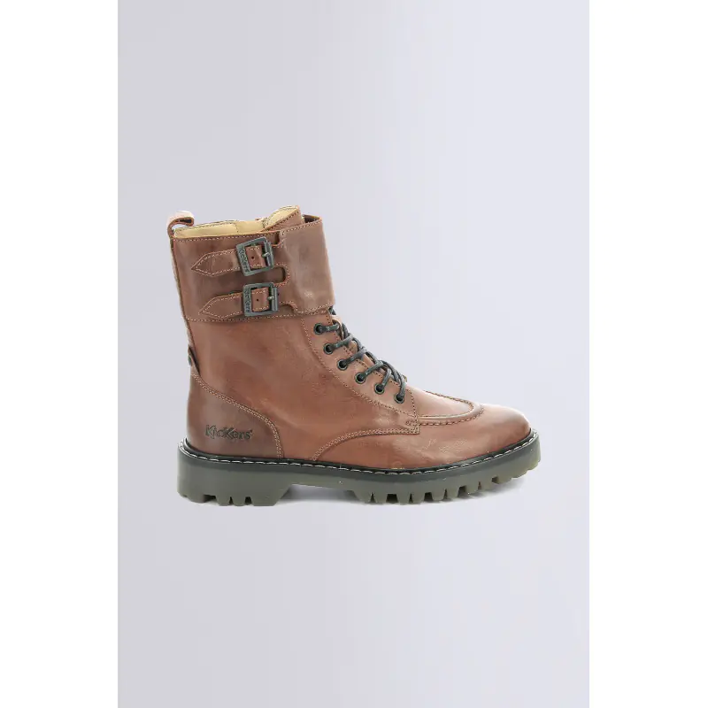 DECKRANGER CAMEL BOTTINES Cuir Femme