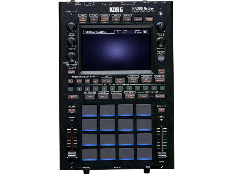 Korg Sample-Player KAOSS Replay Pad-Sampler mit integrierten Kaoss-Effekten und 5