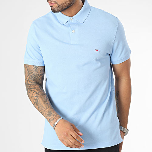 Polo Manches Courtes Regular Polo 1985 7770 Bleu Clair