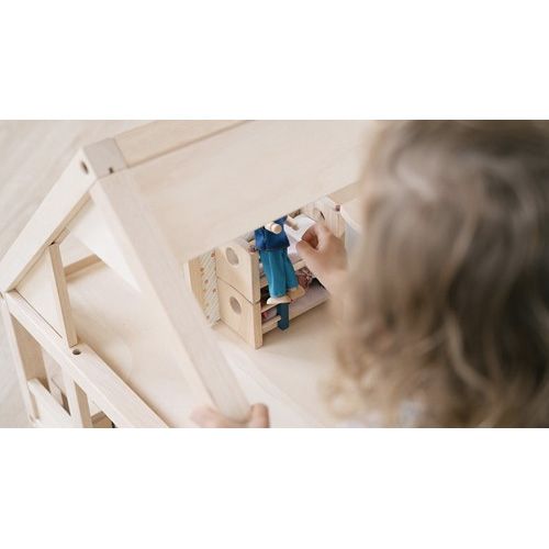 Plan toys poppenhuis kinderkamer - orchard