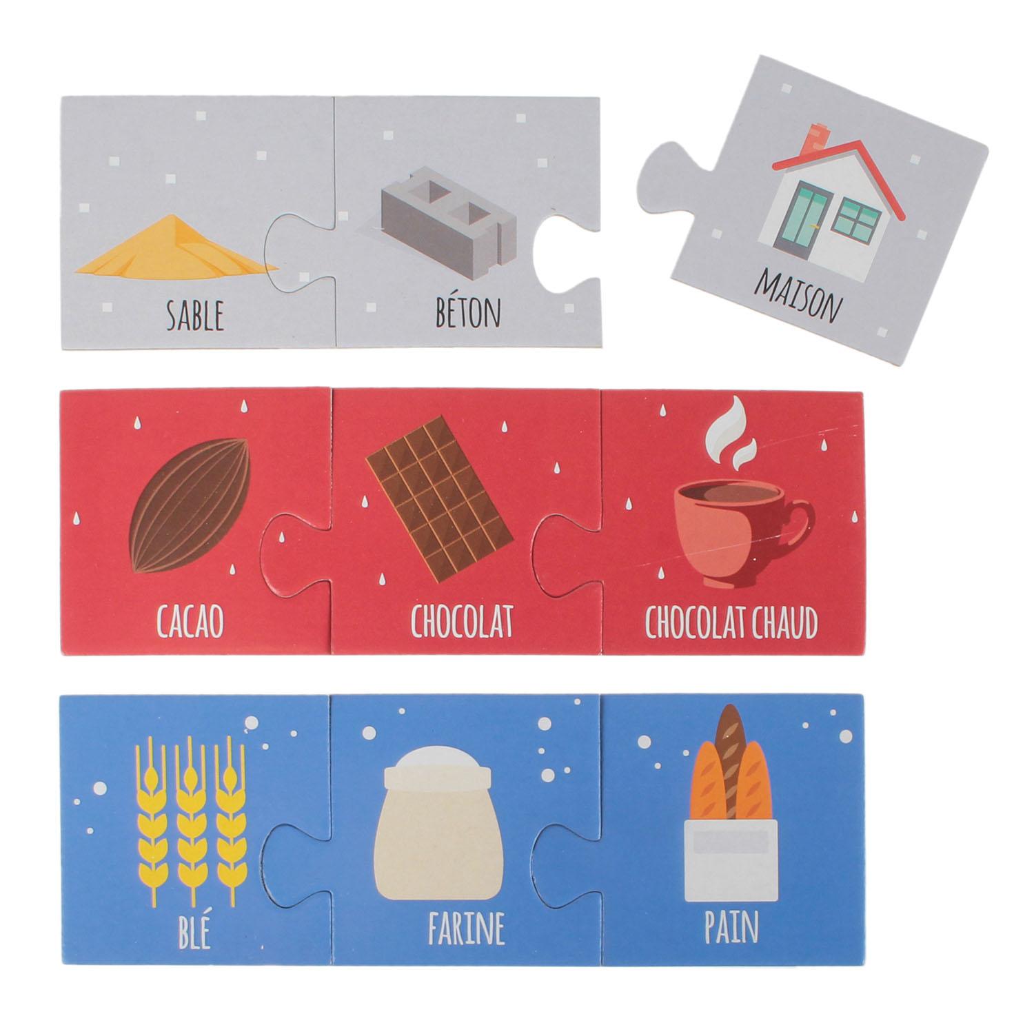 CARTE EDUCATIVE L ORIGINE DES CHOSES X30 PIECES