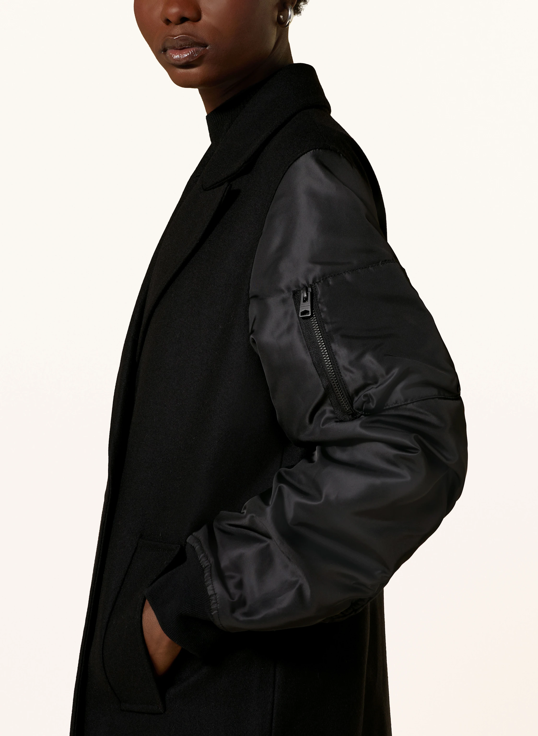 ALLSAINTS Mantel PAULAH im Materialmix