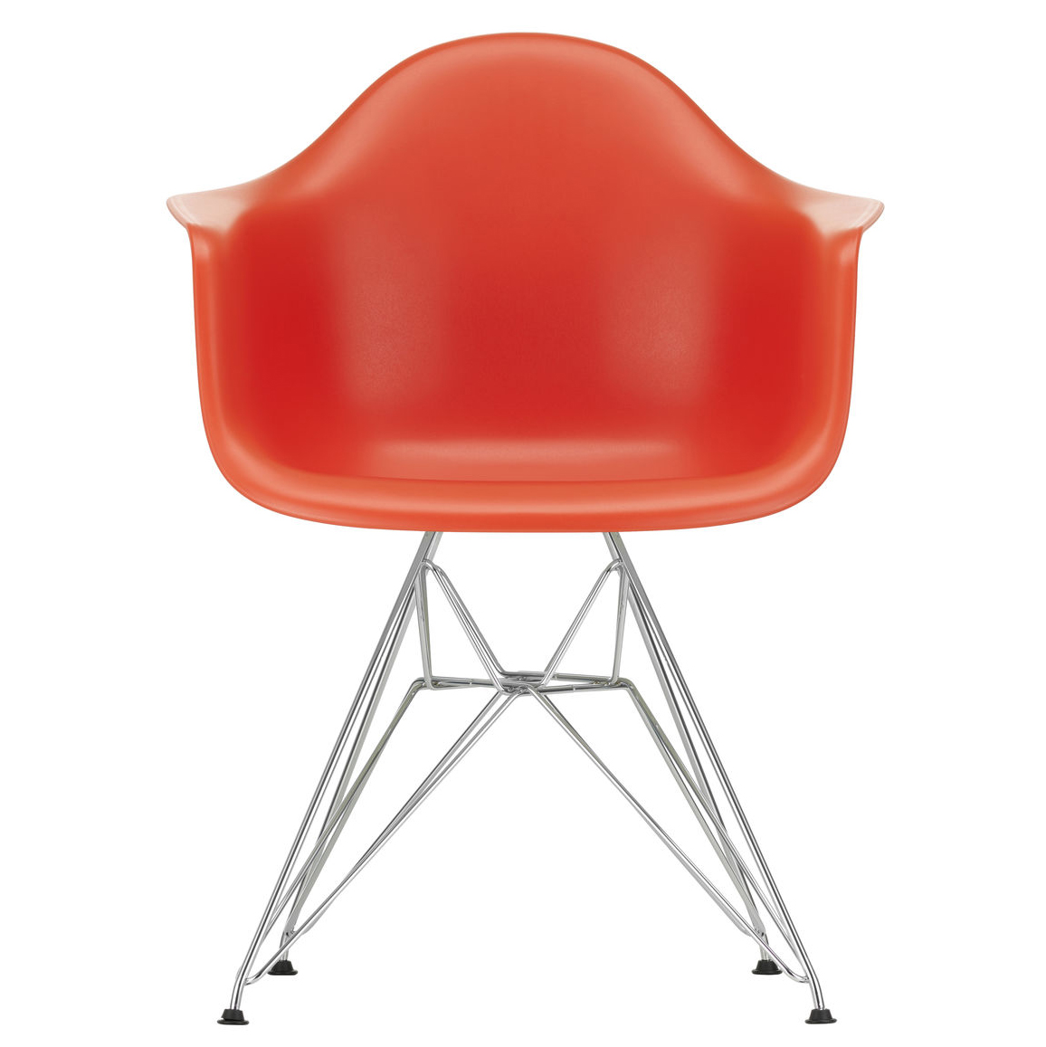 Eetkamerstoel DAR RE chroom Poppy Red